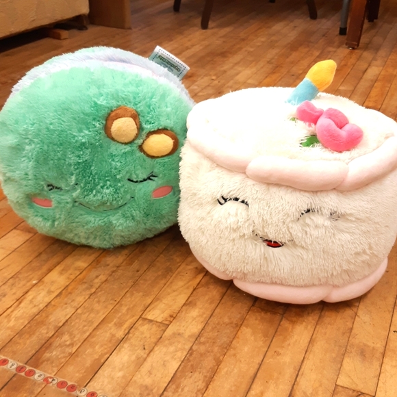 squishable Other - Squishable - Macaron & Birthday Cake Plushies (big!)